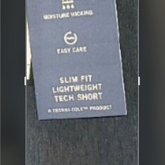 NEW Kenneth Cole Men's Tech Shorts Lightweight Stretch Slim Fit Dark Gray Sz 30 - Picture 10 of 10